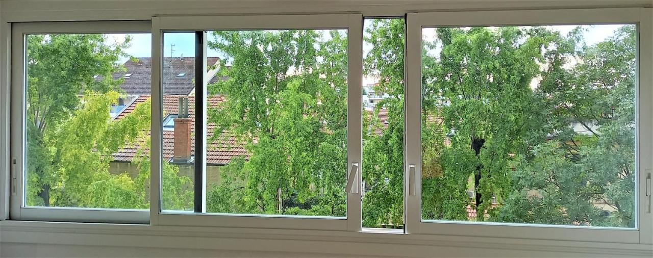 Magnifique Cocon - Metro A Republique - 2 Belles Chambres Avec Dressings - Wifi Gratuit - Netflix - Au Calme Absolu - Lumineux - Jardin Arbore Partage Dans La Residence Вийёрбан Экстерьер фото